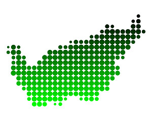 Image showing Map of Valais