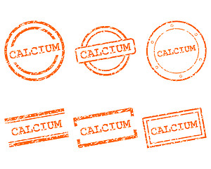 Image showing Calcium stamps