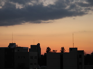 Image showing Urban sunset. Nicosia. Cyprus