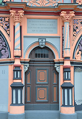 Image showing Portal of Cranach house in Weimar