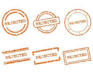 Image showing Rejected stamps