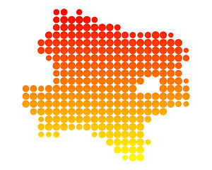 Image showing Map of Lower Austria