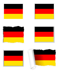 Image showing Germany flag set