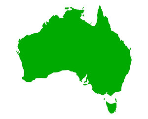 Image showing Map of Australia