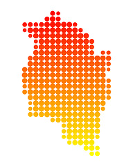 Image showing Map of Vorarlberg