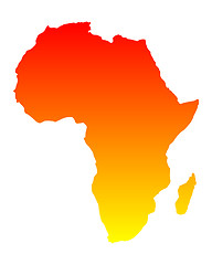 Image showing Map of Africa