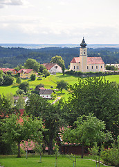 Image showing Curch Saint Stephanus in Lalling, Bavaria