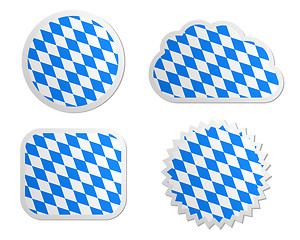 Image showing Bavaria flag labels