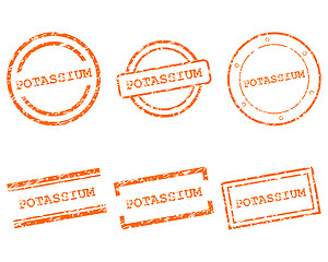 Image showing Potassium stamps