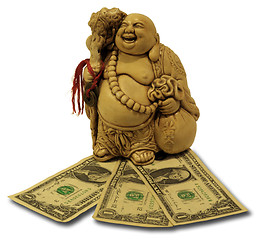 Image showing Hottey - god of wealth.