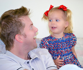 Image showing Father and Daughter