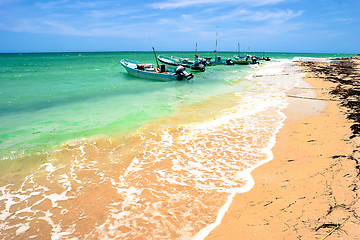 Image showing Yucatan Peninsula Beach