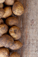 Image showing organic potatoes 