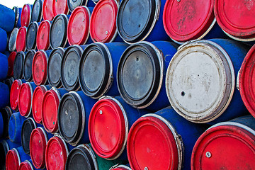 Image showing herring barrels