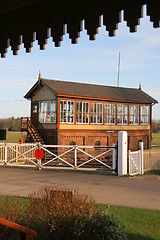 Image showing Vintage Railway Signal Box