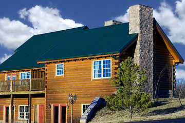 Image showing log cabin