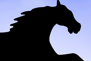 Image showing horse sillouette