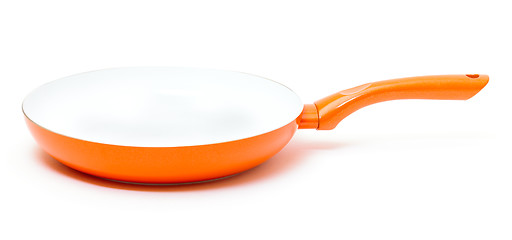 Image showing Orange Frying Pan