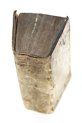 Image showing Old worn vintage book