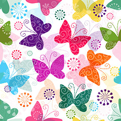 Image showing Spring vivid seamless pattern