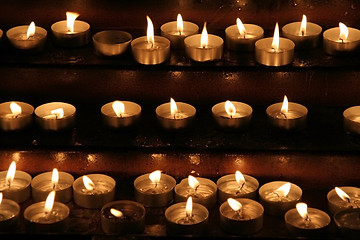 Image showing Memorial candles