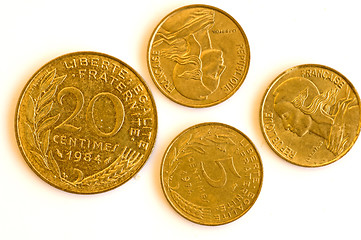 Image showing Former European currency of France