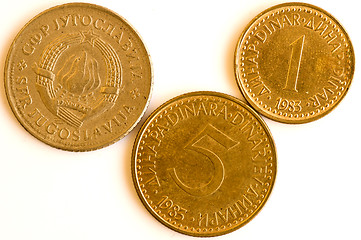 Image showing Former European currency of Jugoslavia