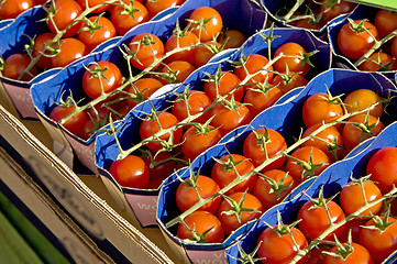 Image showing tomatos at a street sale