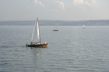 Image showing Sailing boats