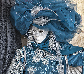 Image showing Blue Venetian Disguise