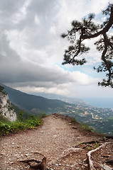 Image showing great view from the mountains 