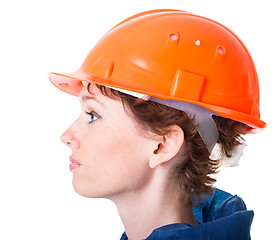 Image showing profile of a young worker