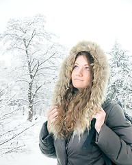 Image showing winter portrait