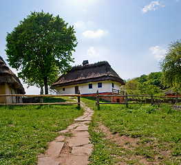 Image showing The ancient building in the national park 