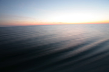 Image showing Sea and a perfect sky background