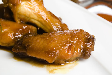Image showing Roast chicken with honey