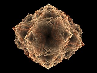 Image showing Massive explosion - fractal background