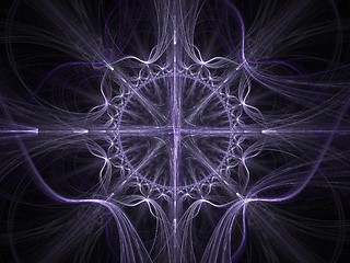 Image showing Celtic art - 3D fractal background