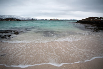 Image showing Norway winter coast