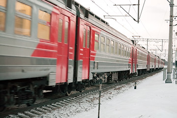 Image showing suburban train