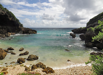 Image showing coastal scenery at Guadeloupe