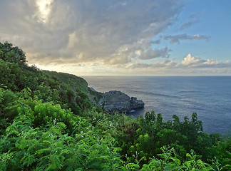 Image showing coastal scenery at Guadeloupe