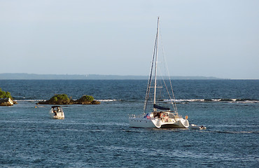 Image showing coastal scenery at Guadeloupe