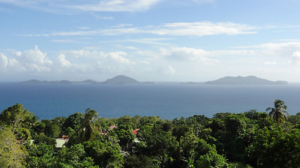 Image showing coastal scenery at Guadeloupe