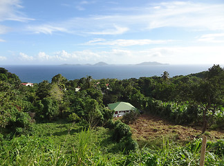 Image showing coastal scenery at Guadeloupe