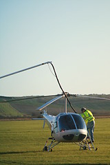 Image showing Enstrom F280 Shark Refuelling