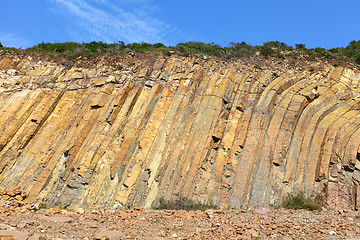 Image showing Hong Kong Geo Park , hexagonal column