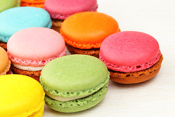 Image showing Colorful Macaron