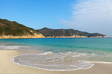 Image showing beach and sea 