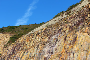 Image showing Hong Kong Geo Park , hexagonal column